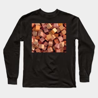 Wooden cubes Long Sleeve T-Shirt